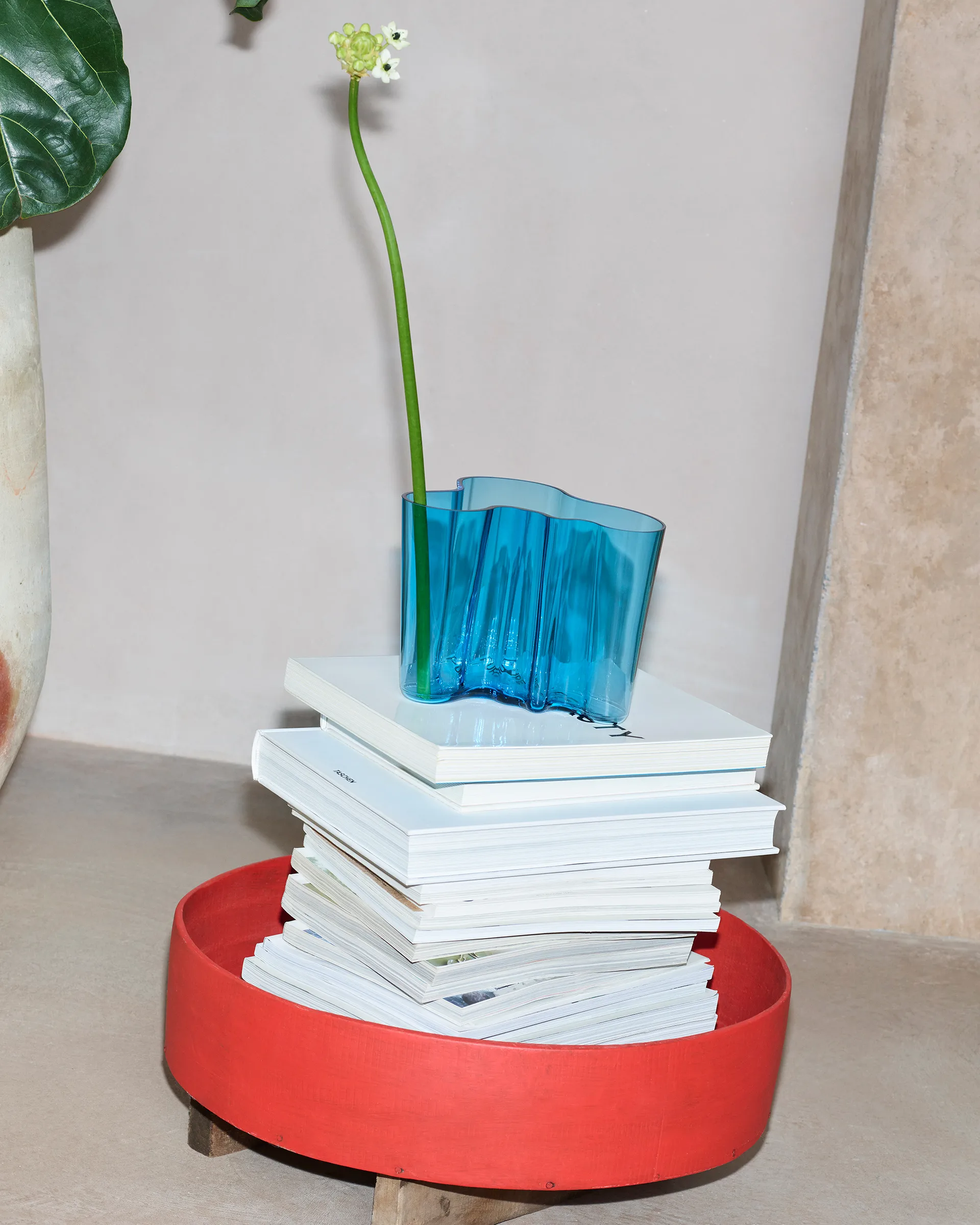 Alvar Aalto vase 140 mm, Turquoise Iittala