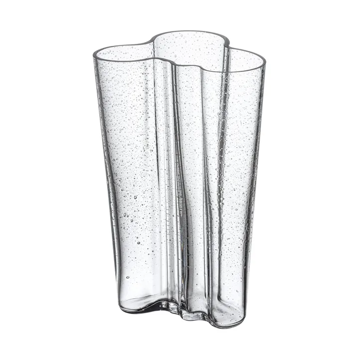 Alvar Aalto vase 200 mm - Bubble glass clear, anniversary edition - Iittala