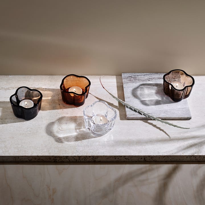 Alvar Aalto vase and lantern - clear - Iittala