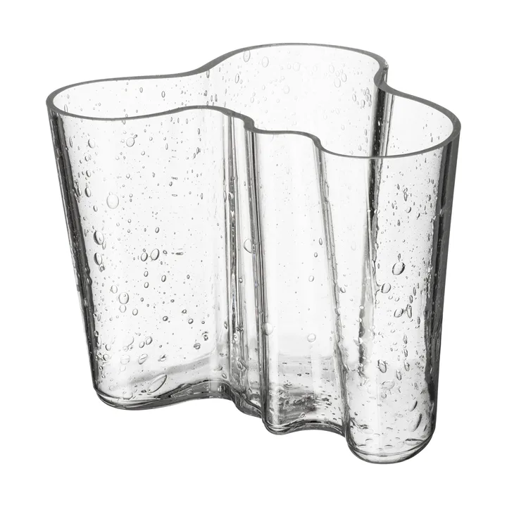 Alvar Aalto vase anniversary edition 160 mm - Bubble glass clear - Iittala