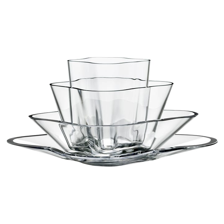 Alvar Aalto vase blomma 4 pieces - clear - Iittala