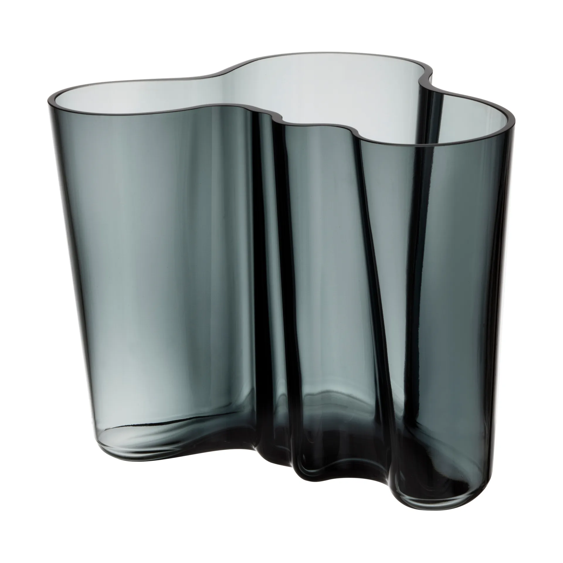 Alvar Aalto vase dark grey, 160 mm Iittala