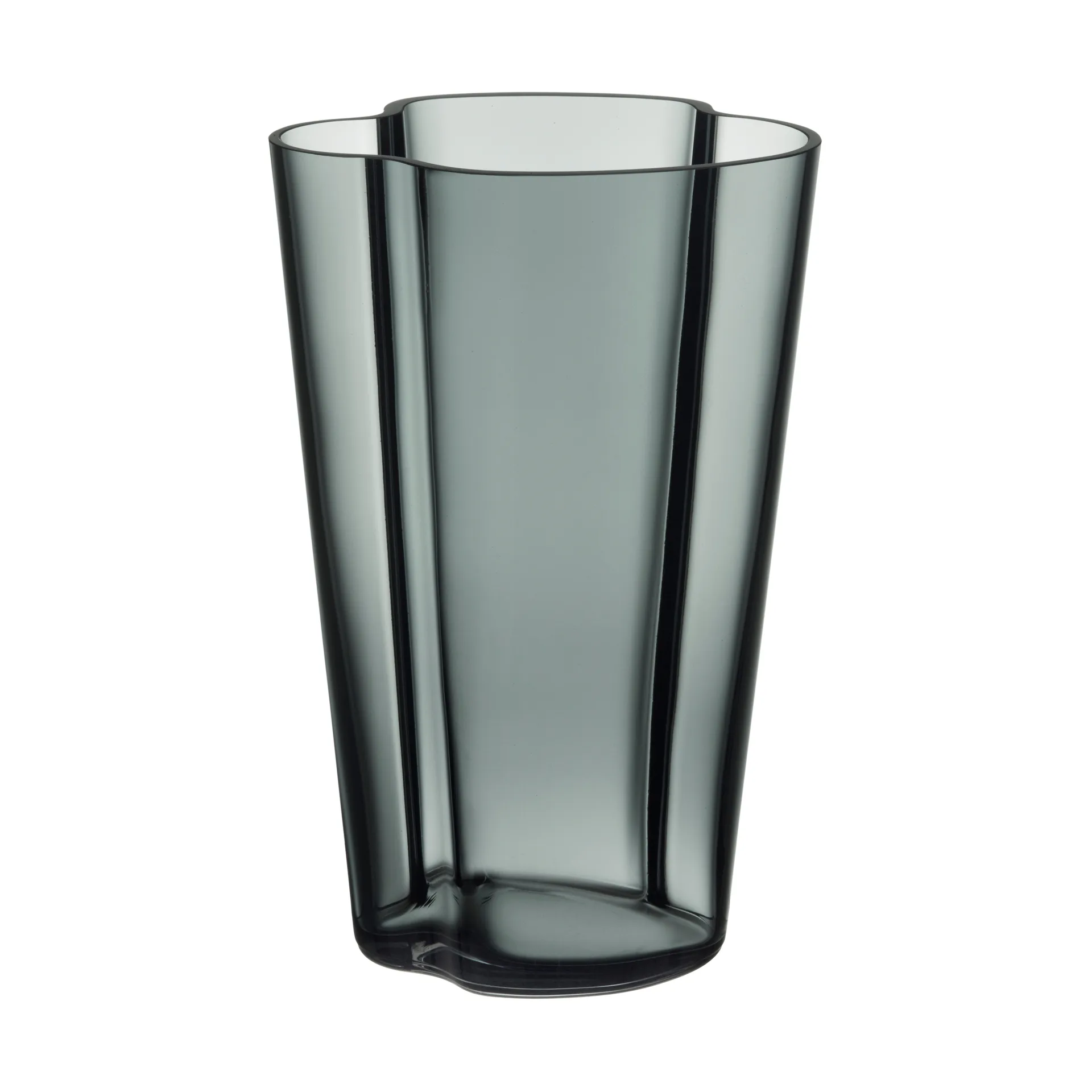 Alvar Aalto vase dark grey, 220 mm Iittala