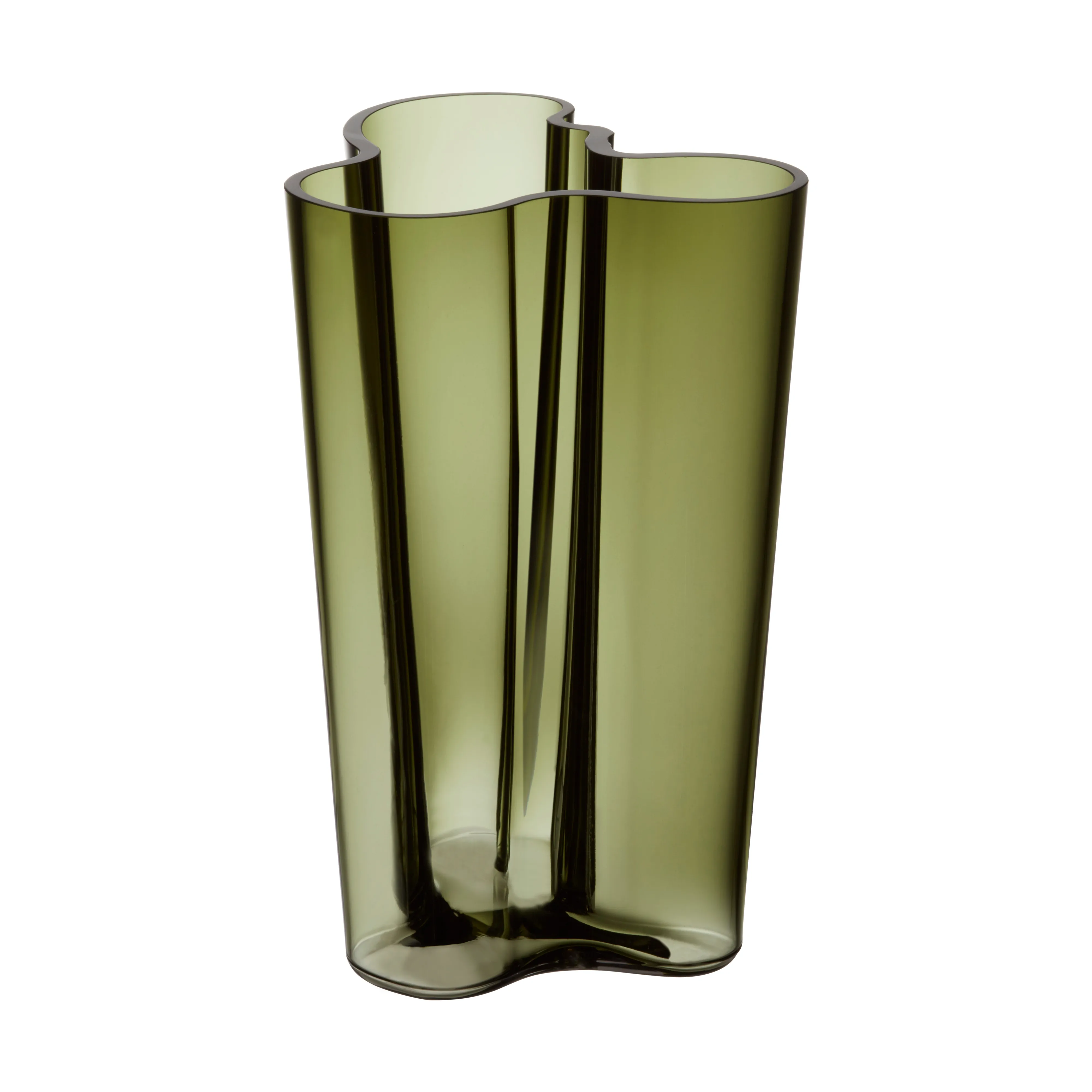 Alvar Aalto vase moss green from Iittala - NordicNest.com