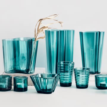 Alvar Aalto vase ocean blue - 251 mm - Iittala