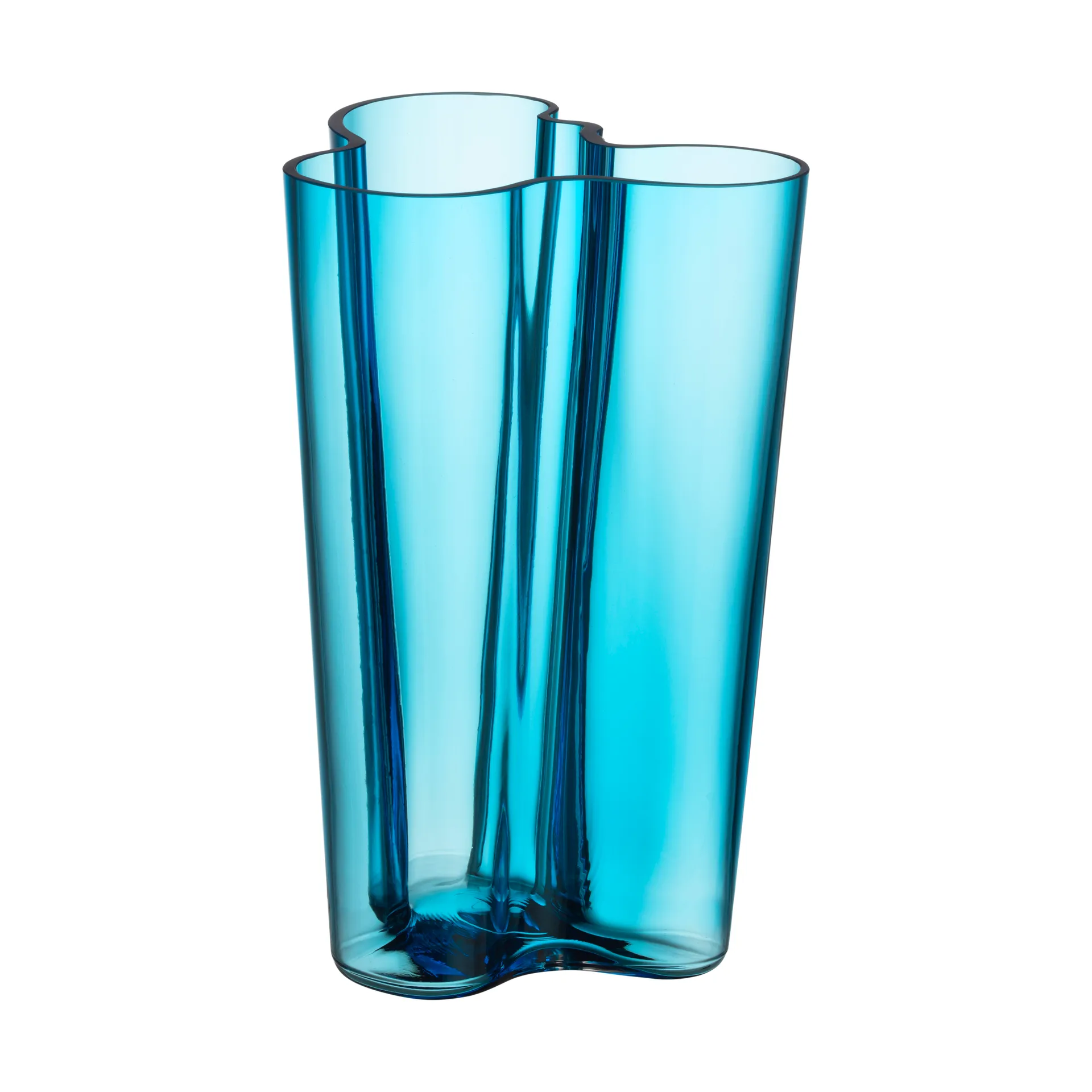 Alvar Aalto vase turquoise, 251 mm Iittala