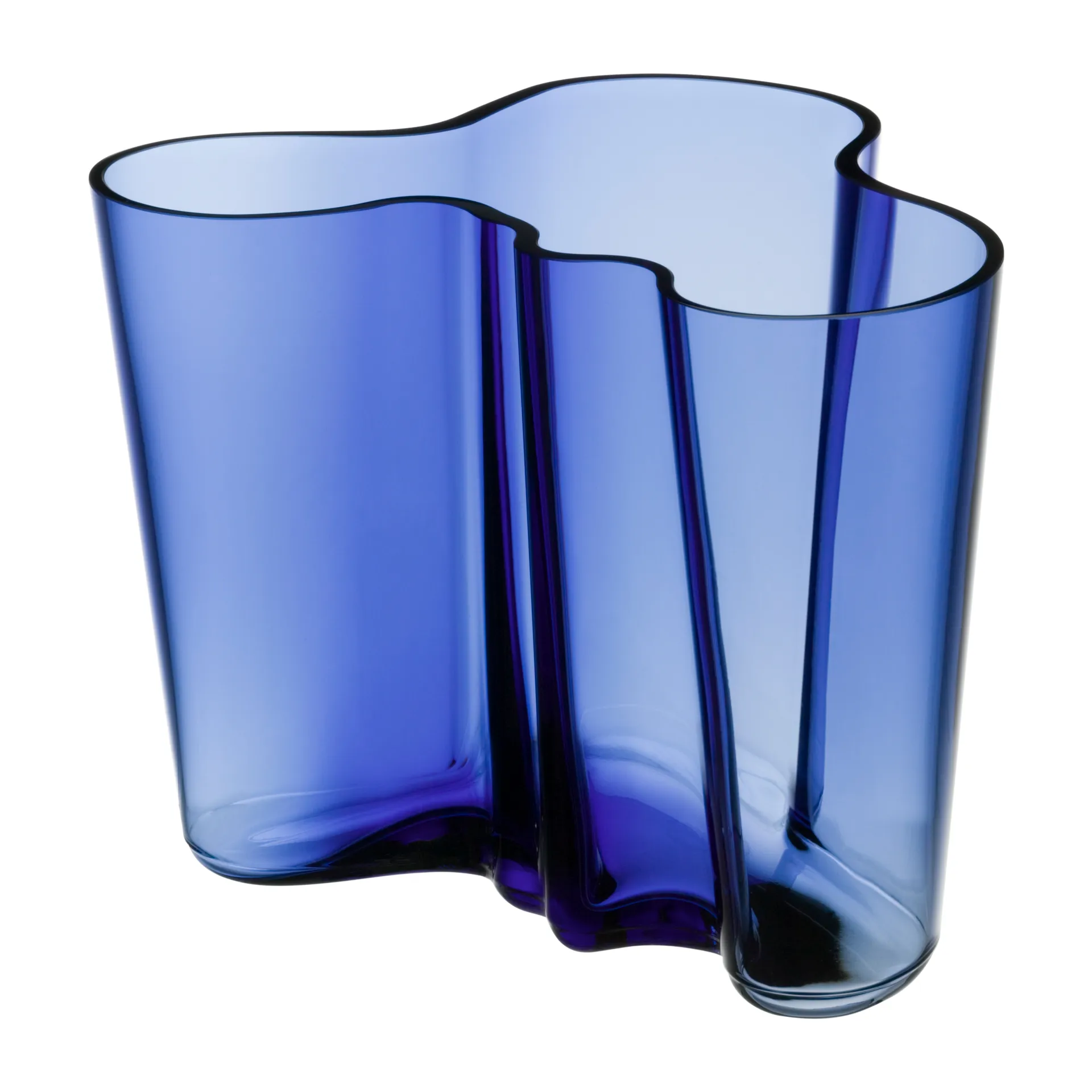 Alvar Aalto vase ultramarine blue, 160 mm Iittala