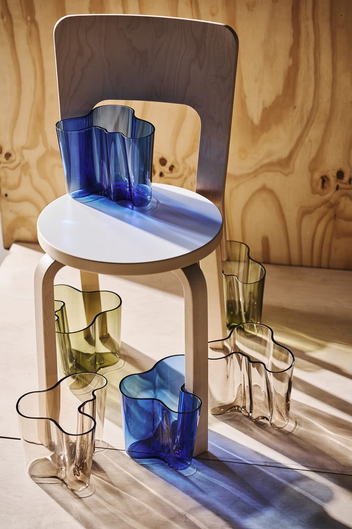 Alvar Aalto vase ultramarine blue - 160 mm - Iittala