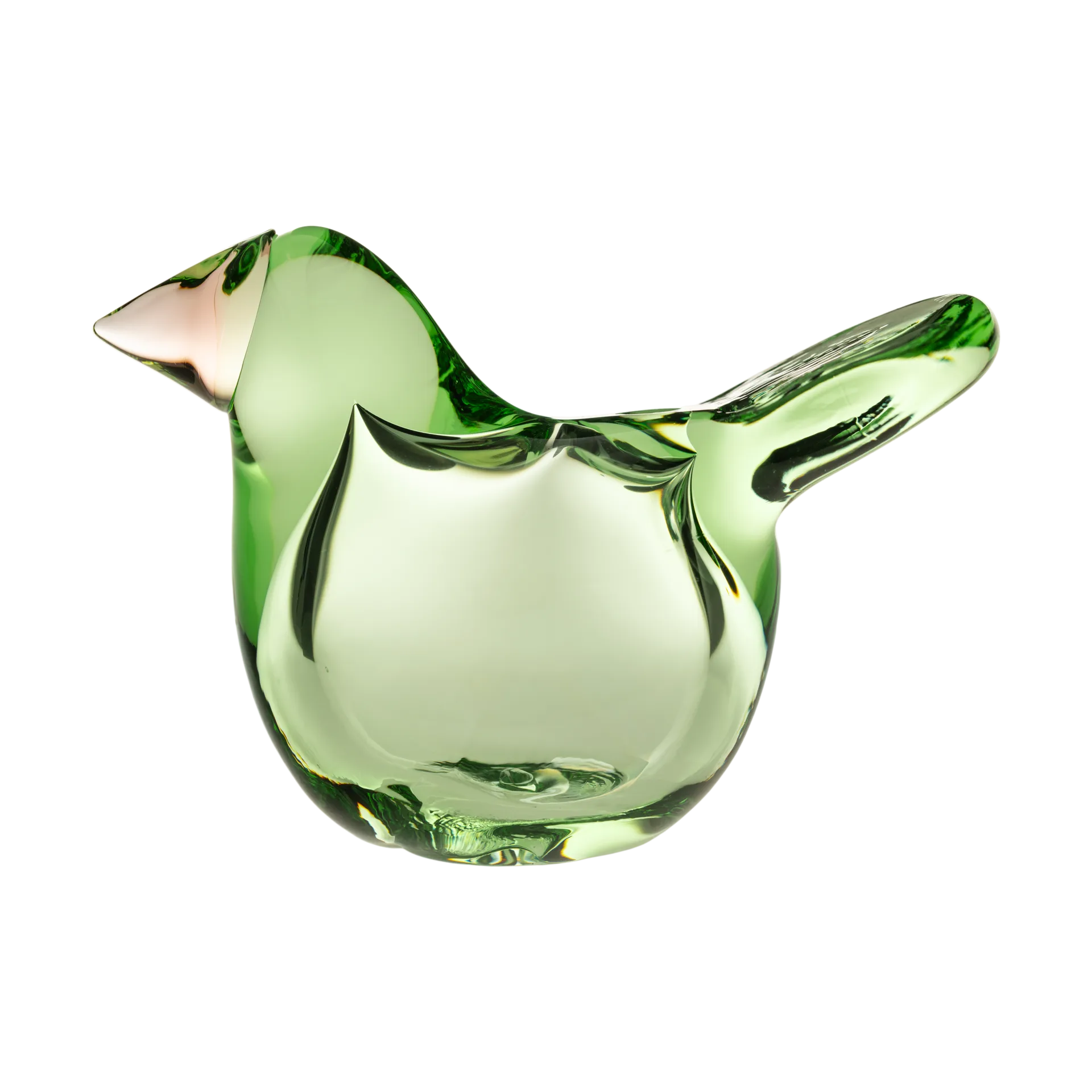 Birds by Toikka flycatcher, Apple green-salmon pink Iittala