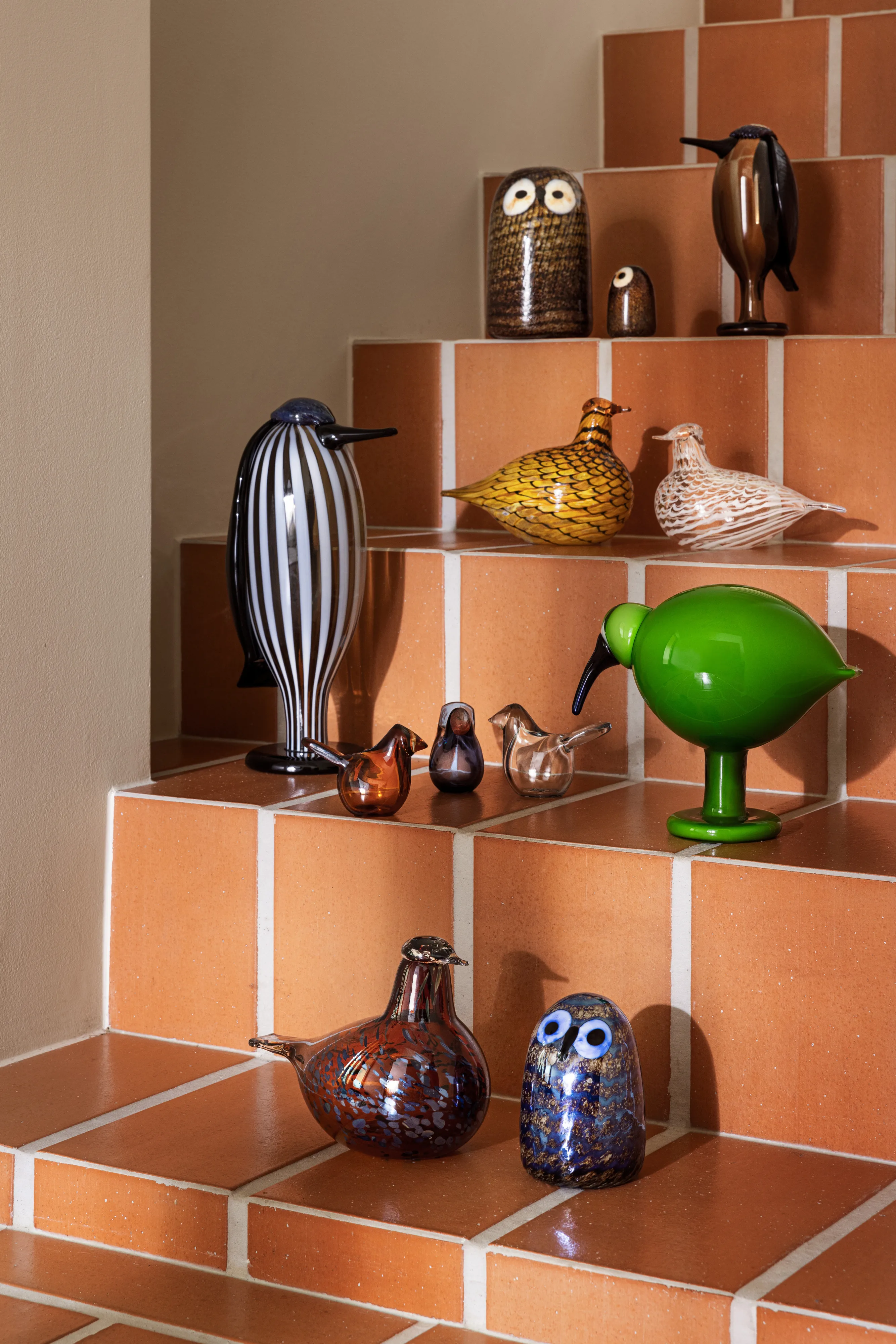Iittala Birds by Toikka Pigliamosche, limone - rame | Finnish Design Shop