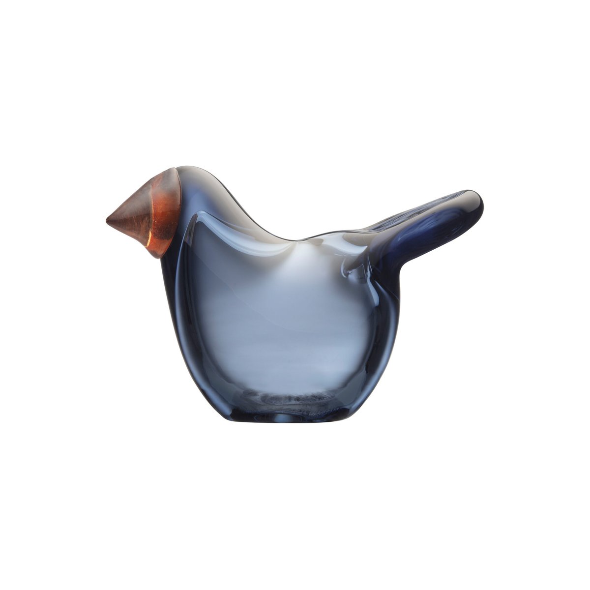 Iittala Birds by Toikka Robin rain-red | Scandinavian Design | Glass art | Blue
