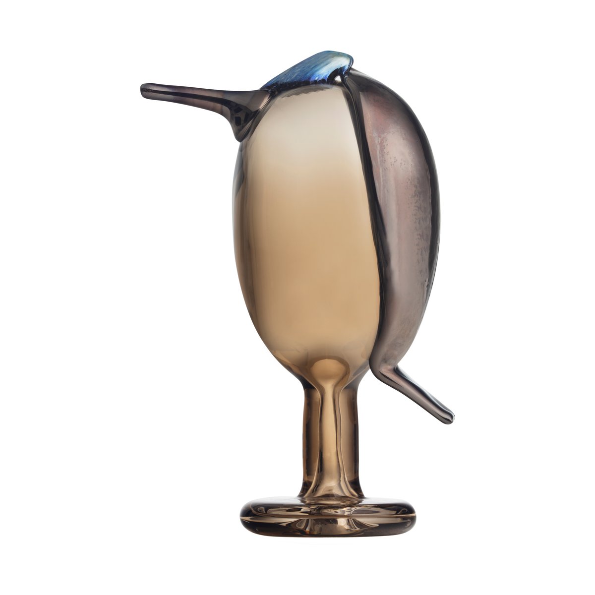 Iittala Birds by Toikka sand Waiter | Scandinavian Design | Glass art | Beige