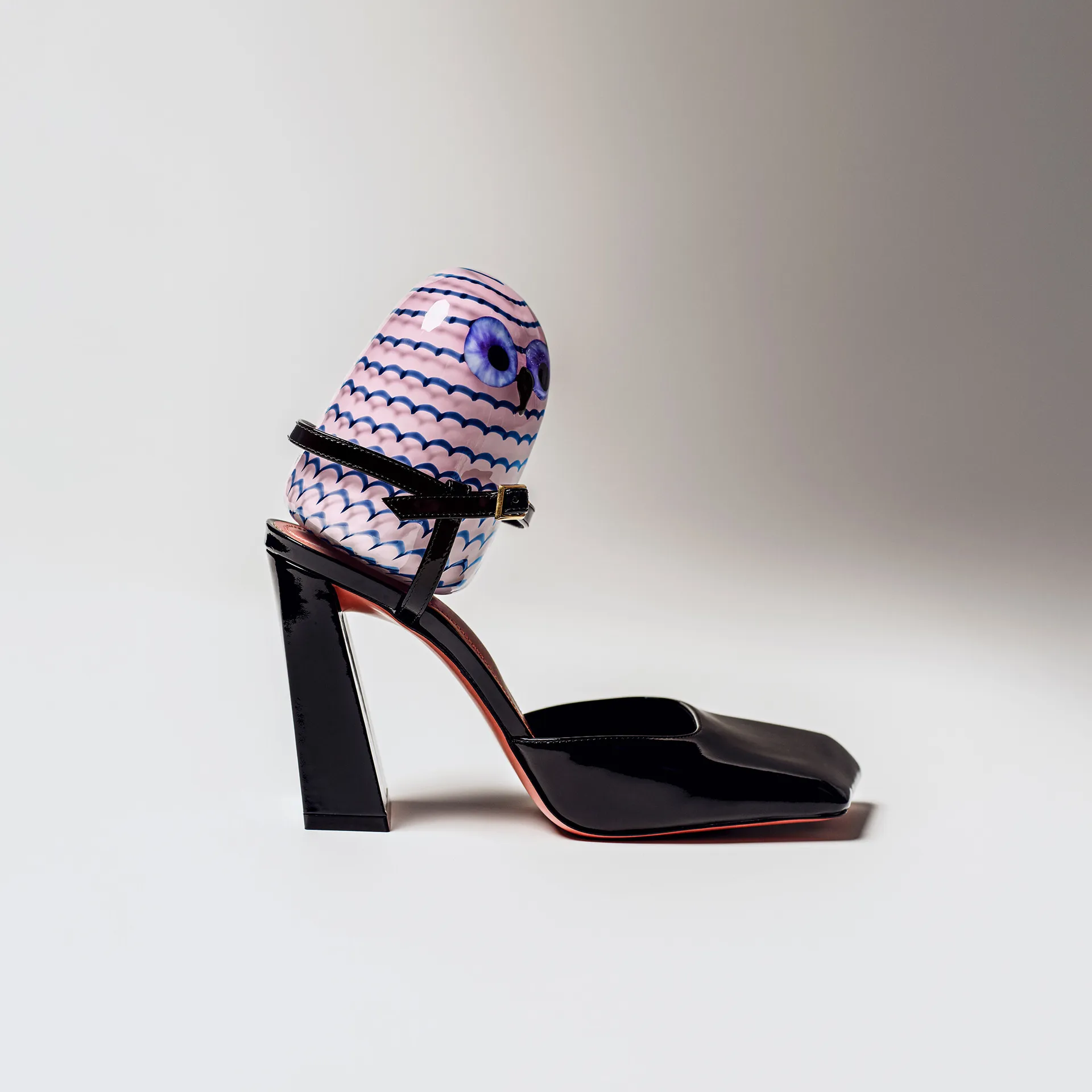 Birds by Toikka small owl, Light purple Iittala