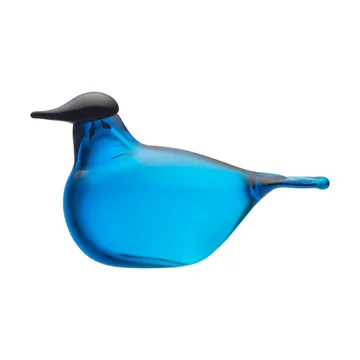 Chiffchaff glass bird - Turquoise, 13x8 cm - Iittala