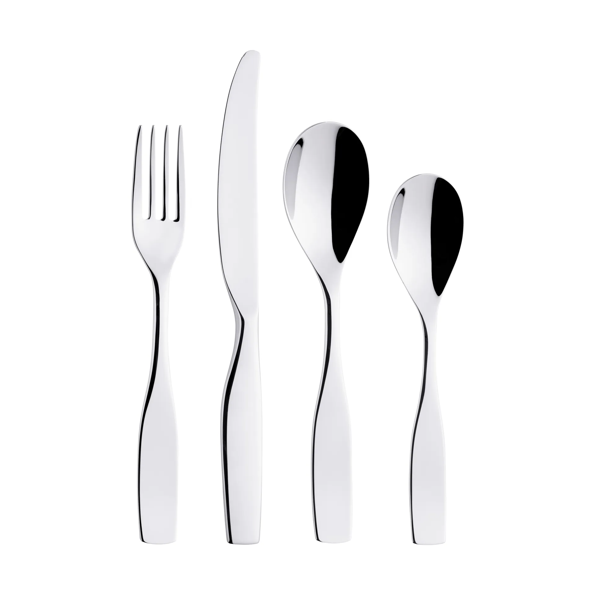 Citterio 98 cutlery set 16 pieces gift box, Plain stainless steel Iittala