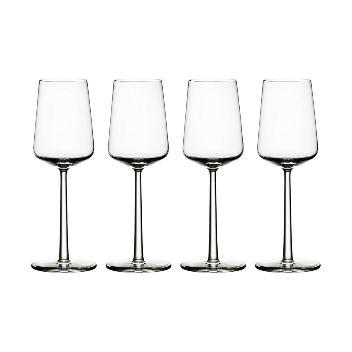 Iittala Essence white wine glass 4-pack 33 cl | Scandinavian Design | Wine glasses | Transparent