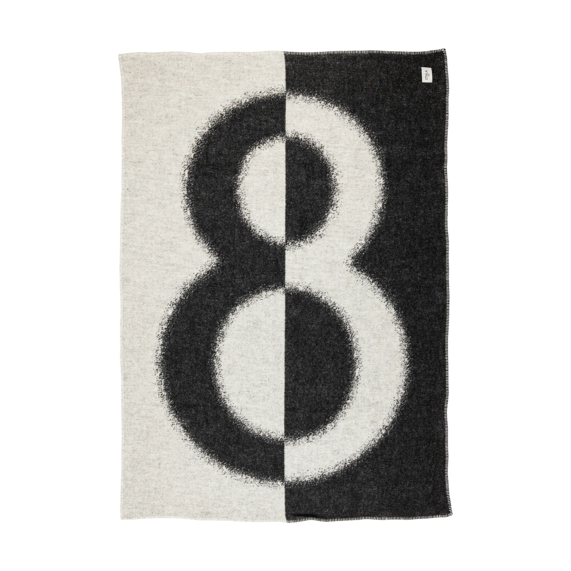 Iittala 8 throw 130x180 cm, Ecru-Black Iittala
