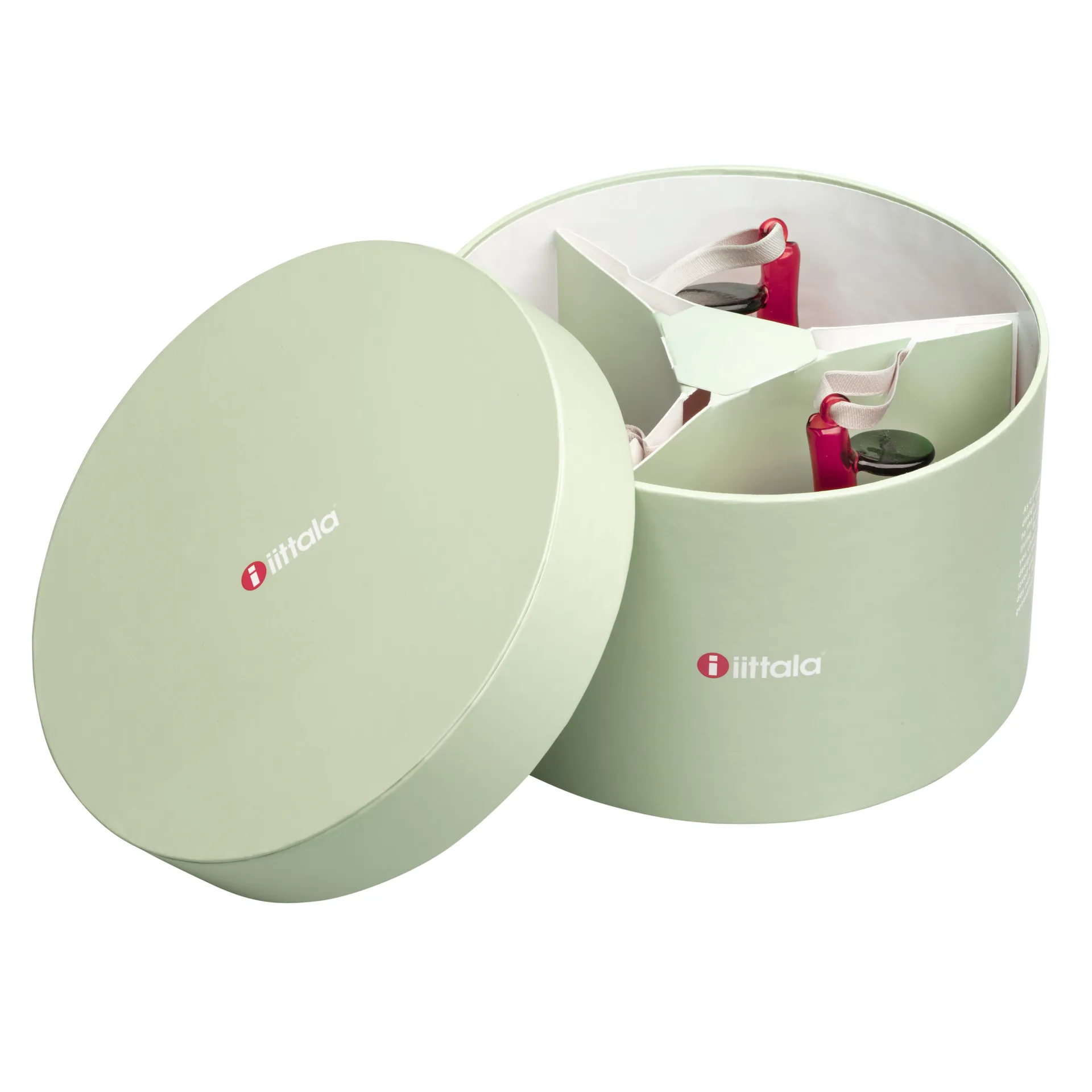 Iittala glass apple 3-pack, red Iittala