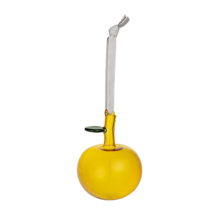 Iittala glass apple 3-pack, Yellow Iittala