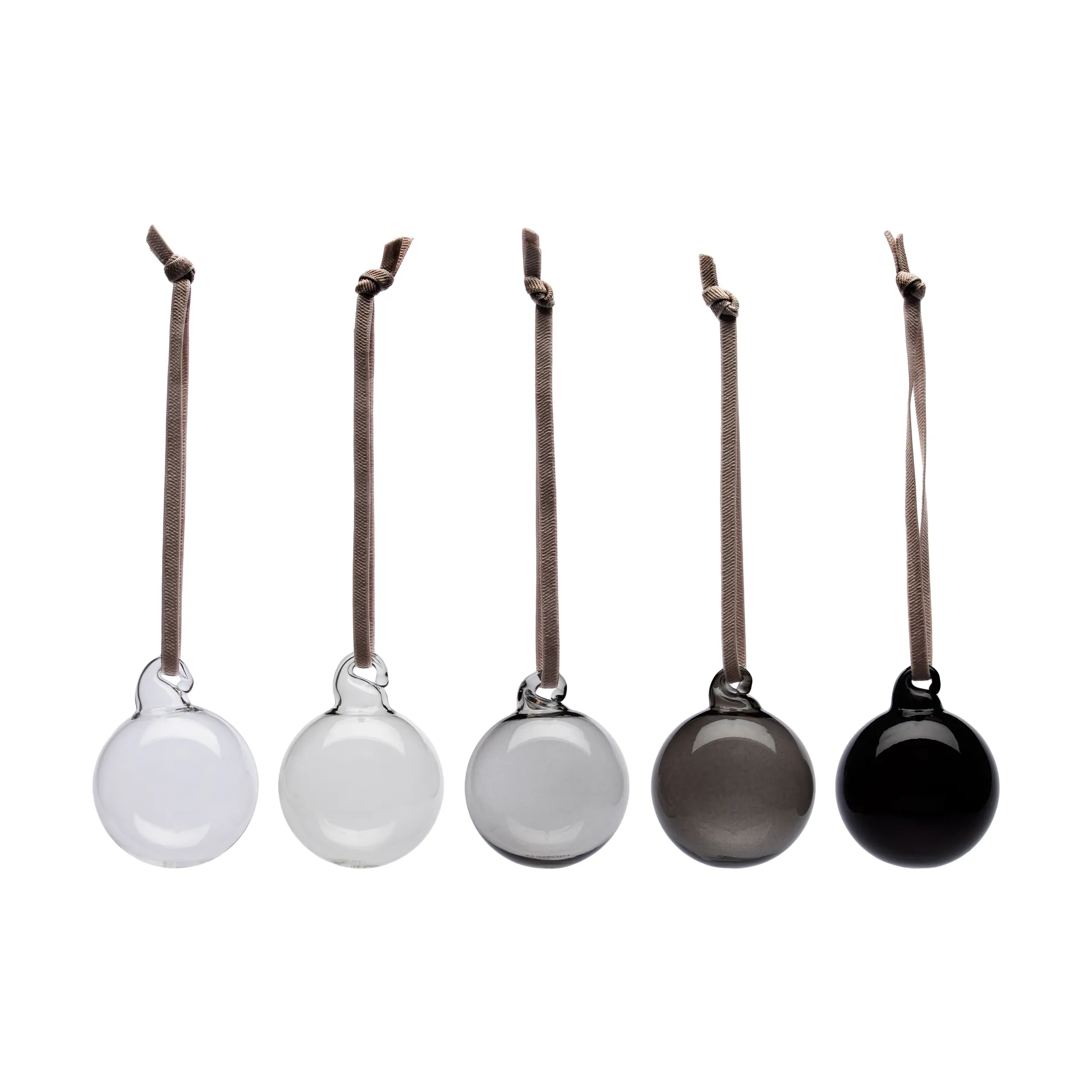 Iittala glass ball Ø4 cm 5-pack, Gray Iittala