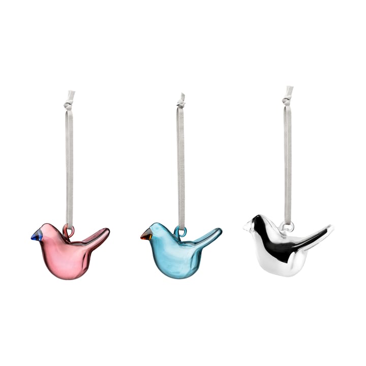 Iittala glass bird 3-pack - 2025 mix - Iittala