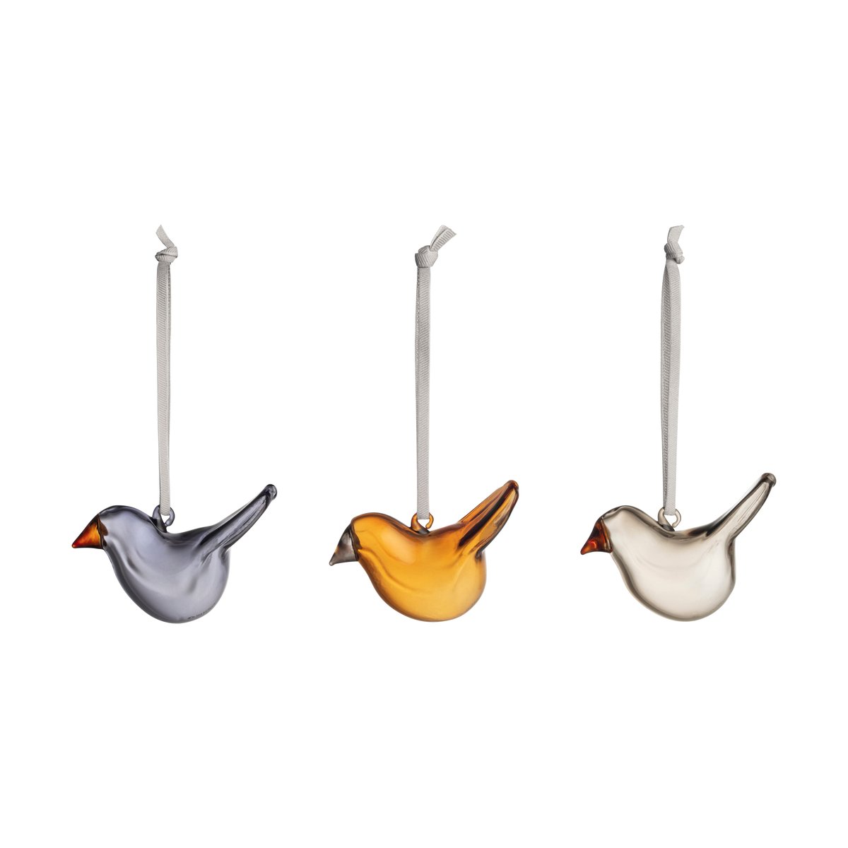 Iittala glass bird 3-pack Mix | Scandinavian Design | Decorative accessories | Multi