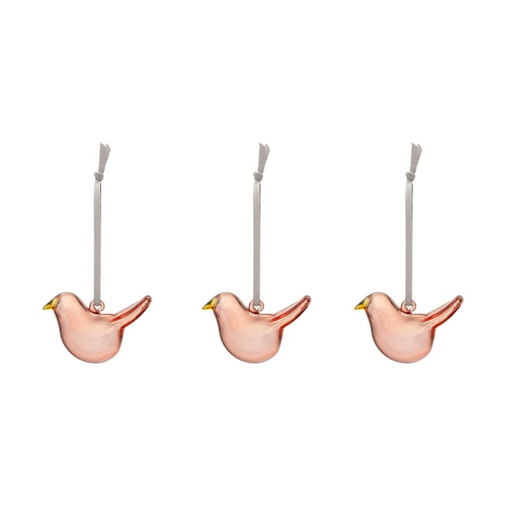 Iittala glass bird 3-pack - Pink - Iittala