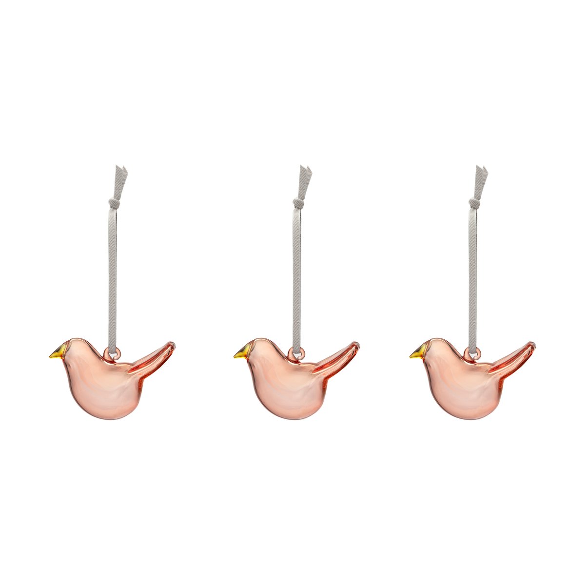 Iittala glass bird 3-pack Pink | Scandinavian Design | Decorative accessories | Pink
