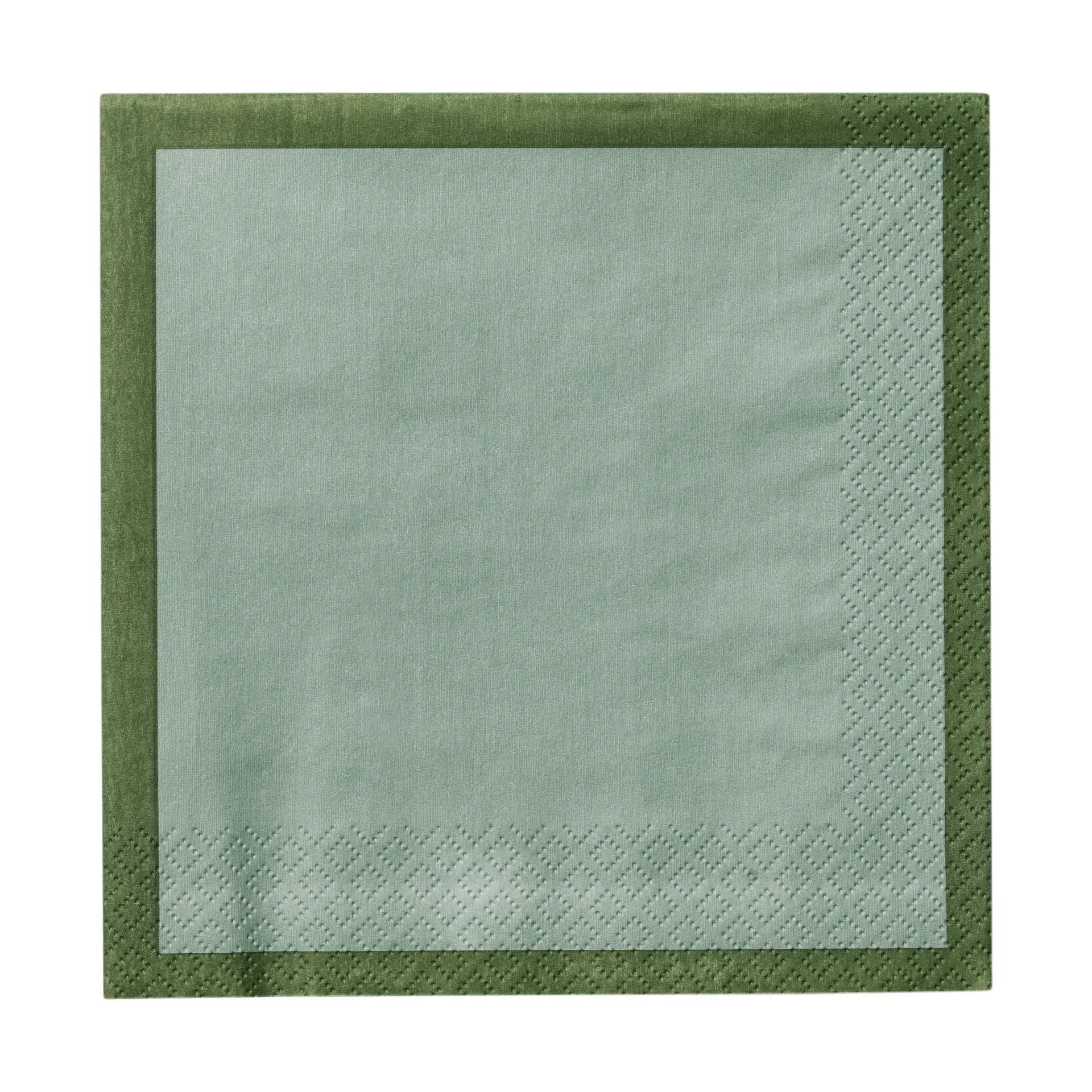 Iittala paper napkin, Forest green-mint, 33 cm, 20-pack Iittala