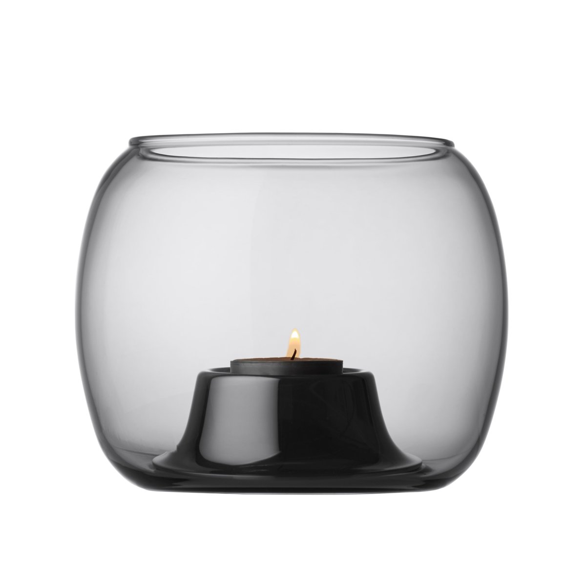 Iittala Kaasa lantern grey | Scandinavian Design | Tea light holders, lanterns & candle dishes | Grey