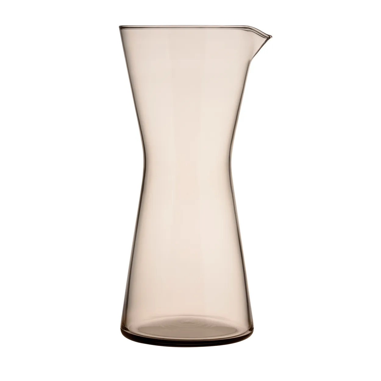 Iittala Kartio carafe 95 cl linen | Scandinavian Design | Water jugs and carafes | Beige