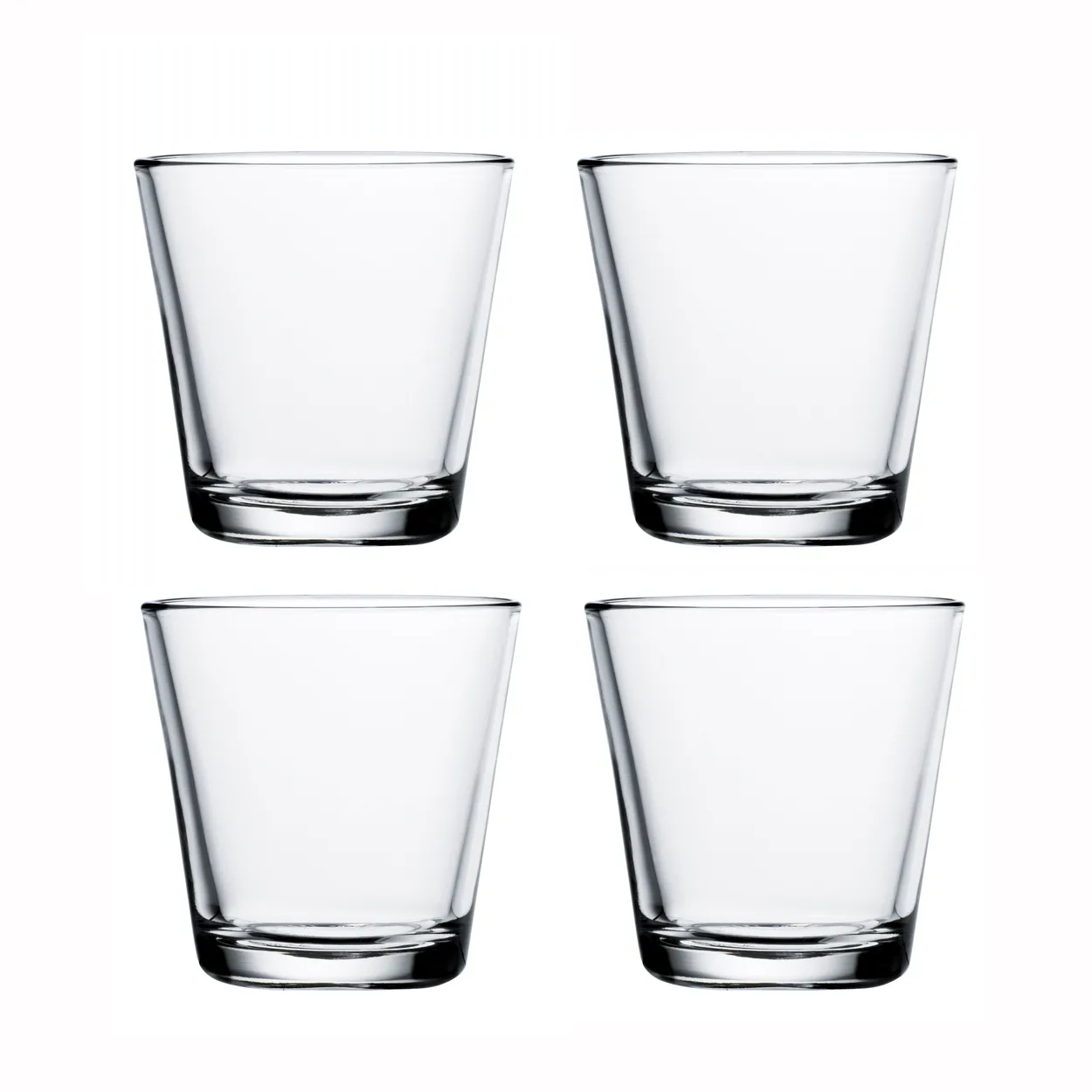 Iittala Kartio glass 4-pack clear | Scandinavian Design | Drinking glasses & tumblers | Transparent