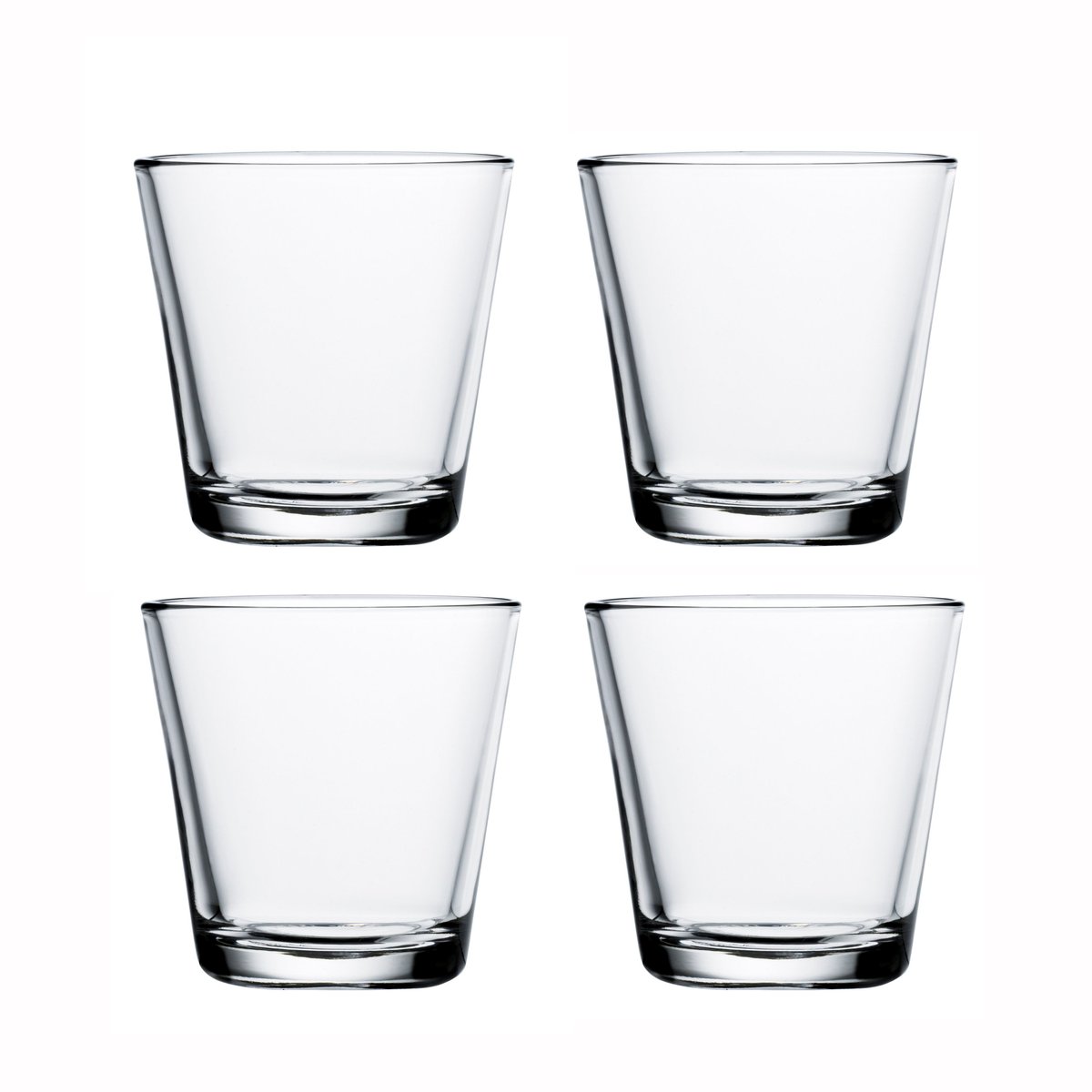 Iittala Kartio glass 4-pack clear | Scandinavian Design | Drinking glasses & tumblers | Transparent