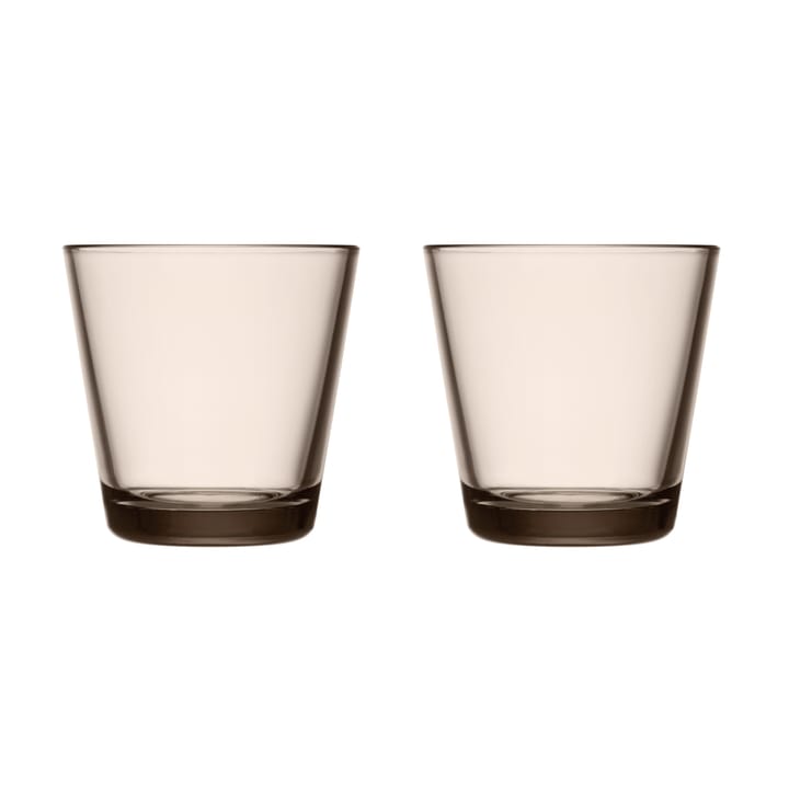 Kartio tumbler 21 cl 2-pack - linen - Iittala