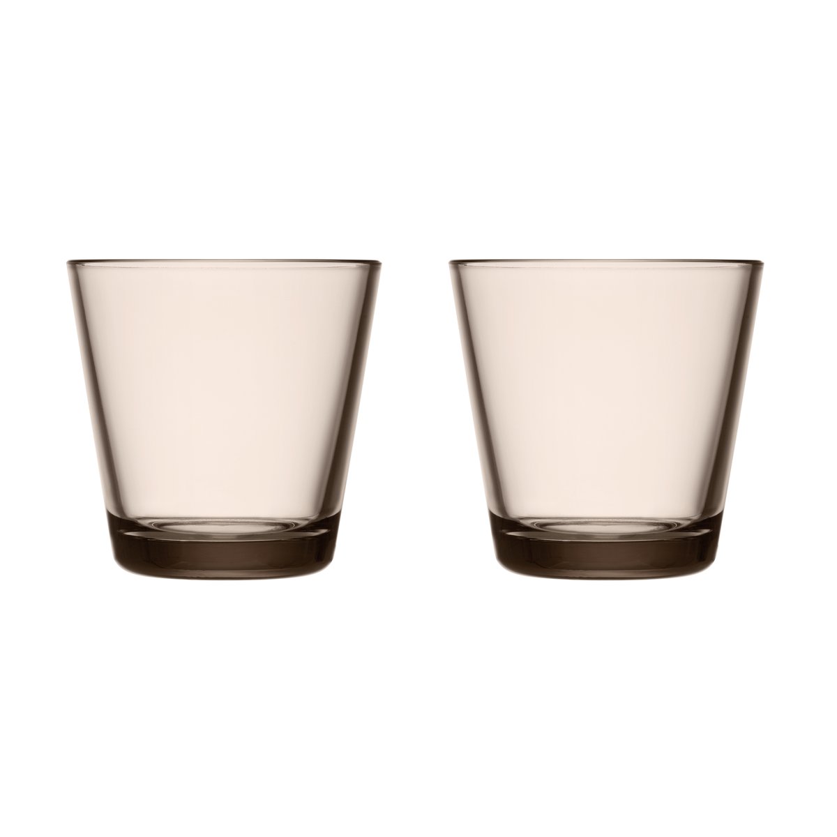 Iittala Kartio tumbler 21 cl 2-pack linen | Scandinavian Design | Drinking glasses & tumblers | Beige