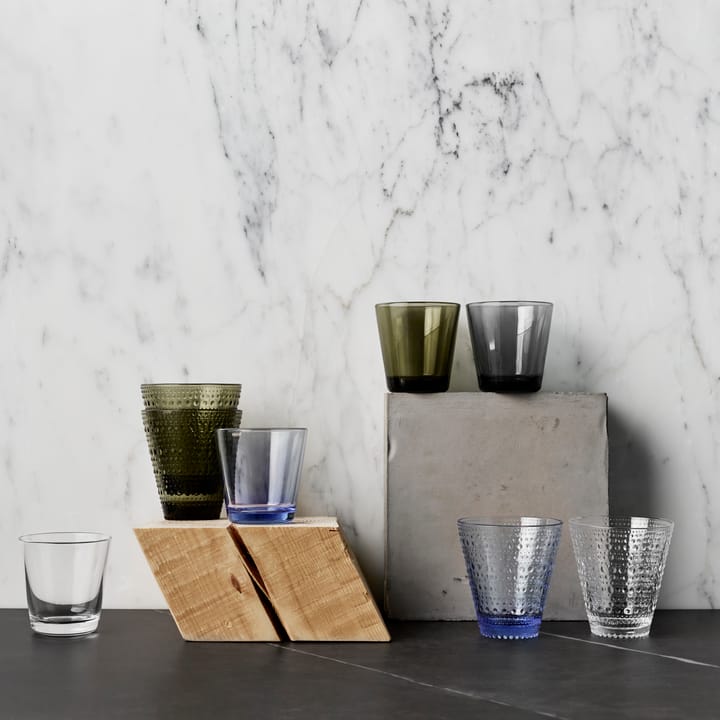 Kartio tumbler 21 cl 2-pack - moss green - Iittala