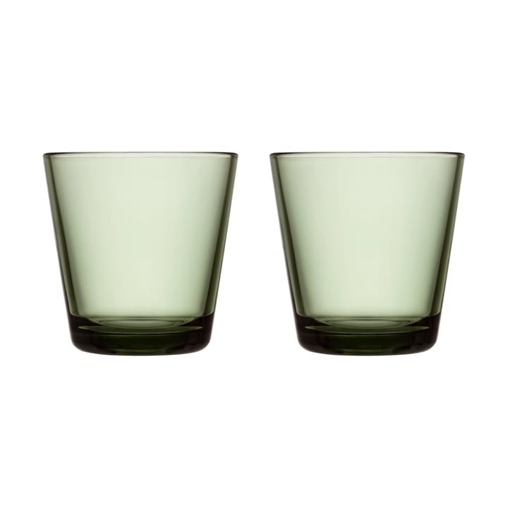 Kartio tumbler 21 cl 2-pack - Pine green - Iittala