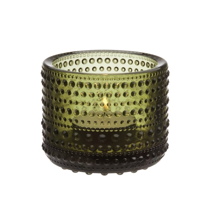 Kastehelmi candleholder - moss green - Iittala