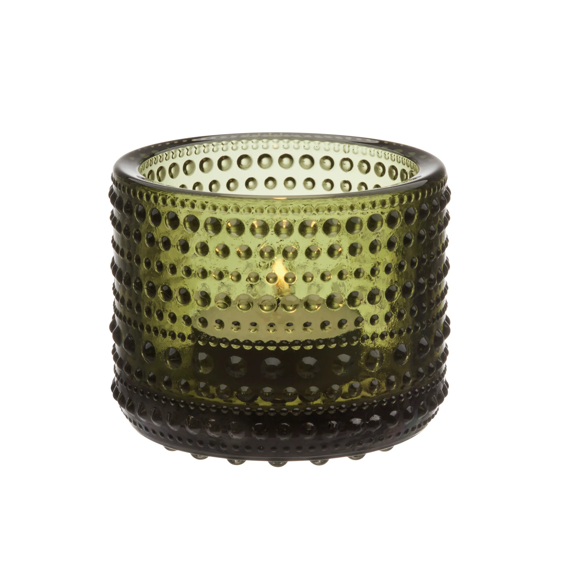 Kastehelmi candleholder, Moss green Iittala