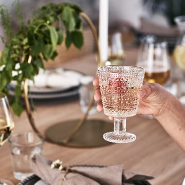 Kastehelmi drinking glass with stem 26 cl 2-pack - Clear - Iittala