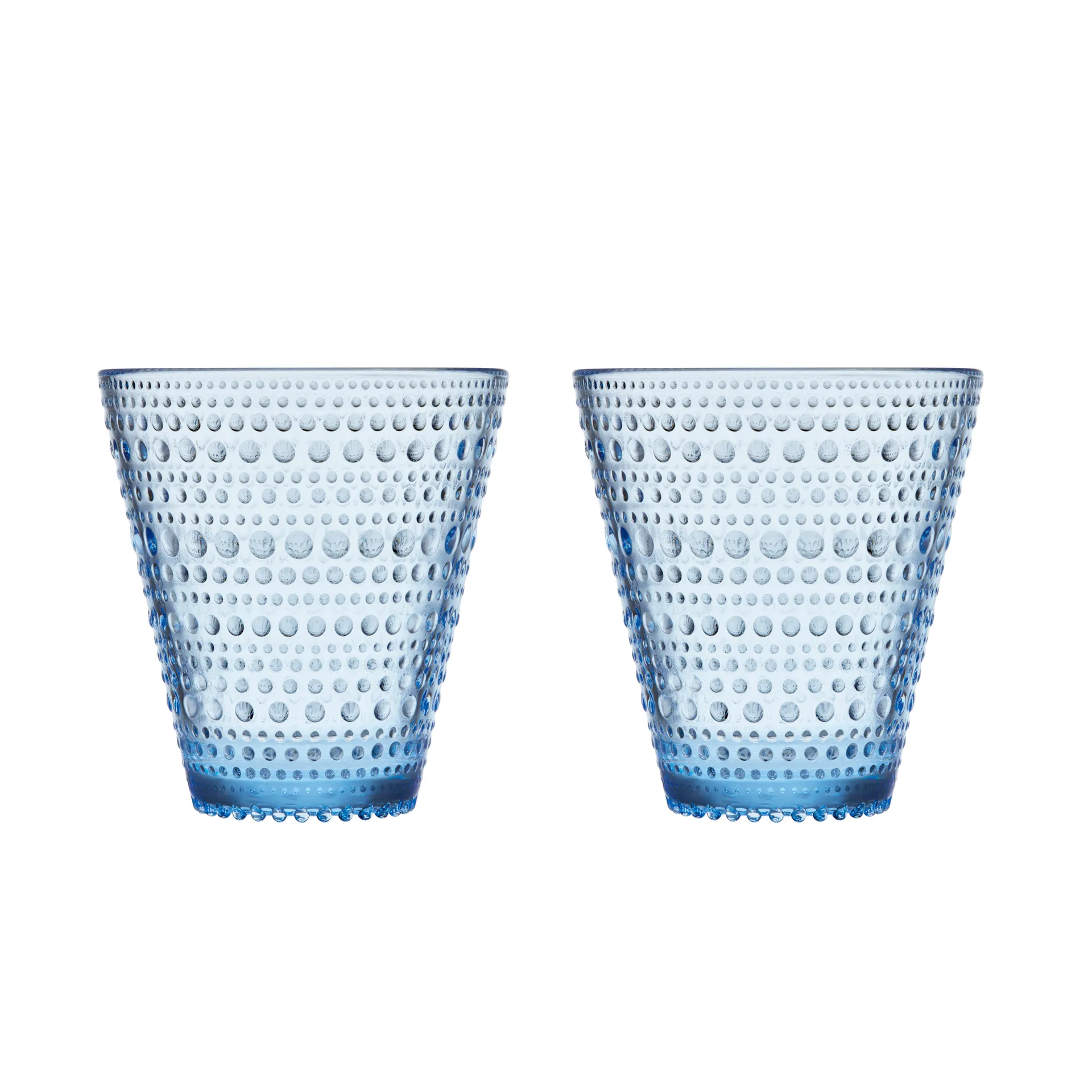 Kastehelmi glass 30 cl 2-pack, aqua Iittala