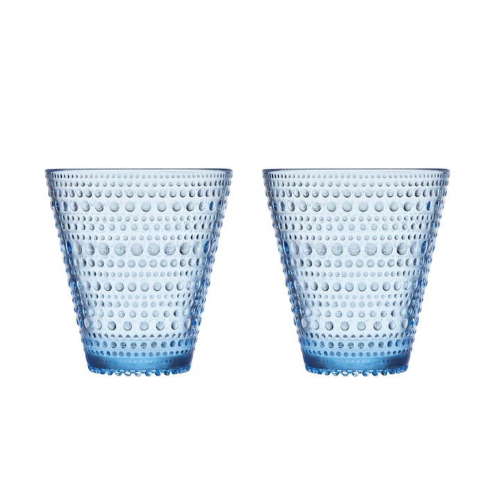 Kastehelmi glass 30 cl 2-pack - aqua - Iittala