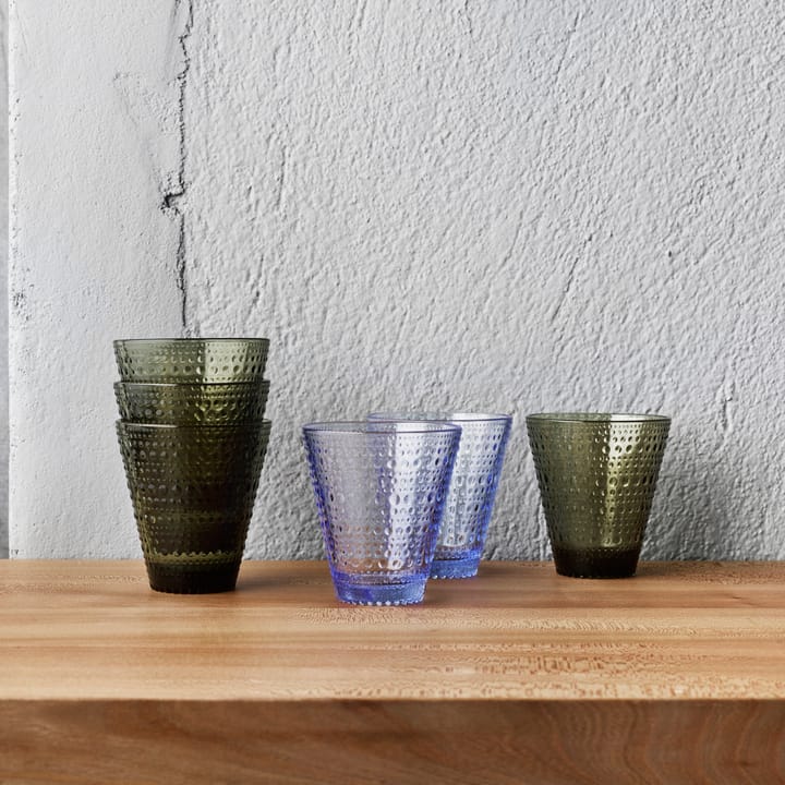 Kastehelmi glass 30 cl 2-pack - aqua - Iittala