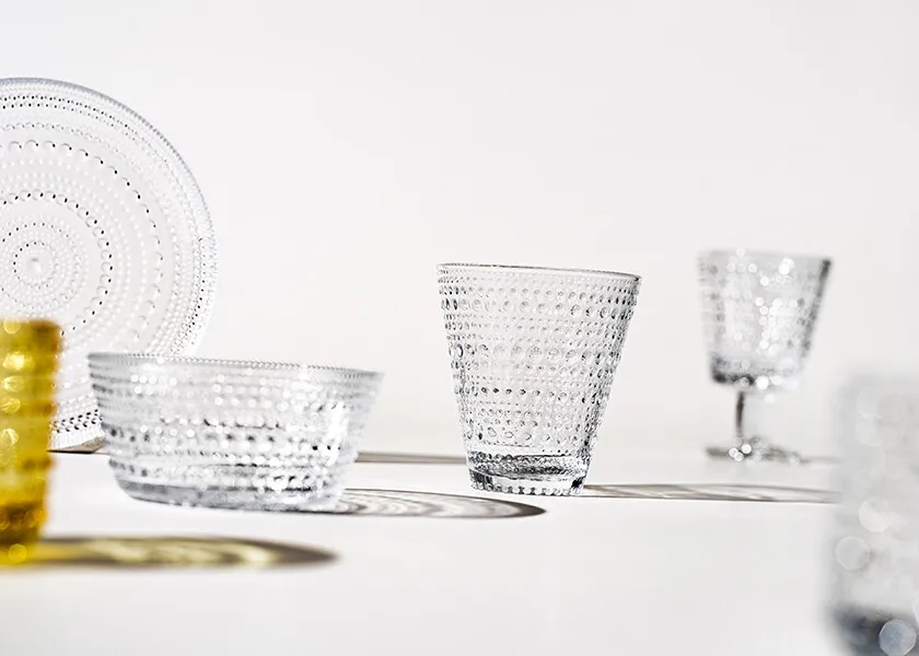 Kastehelmi glass 30 cl 2-pack, clear Iittala
