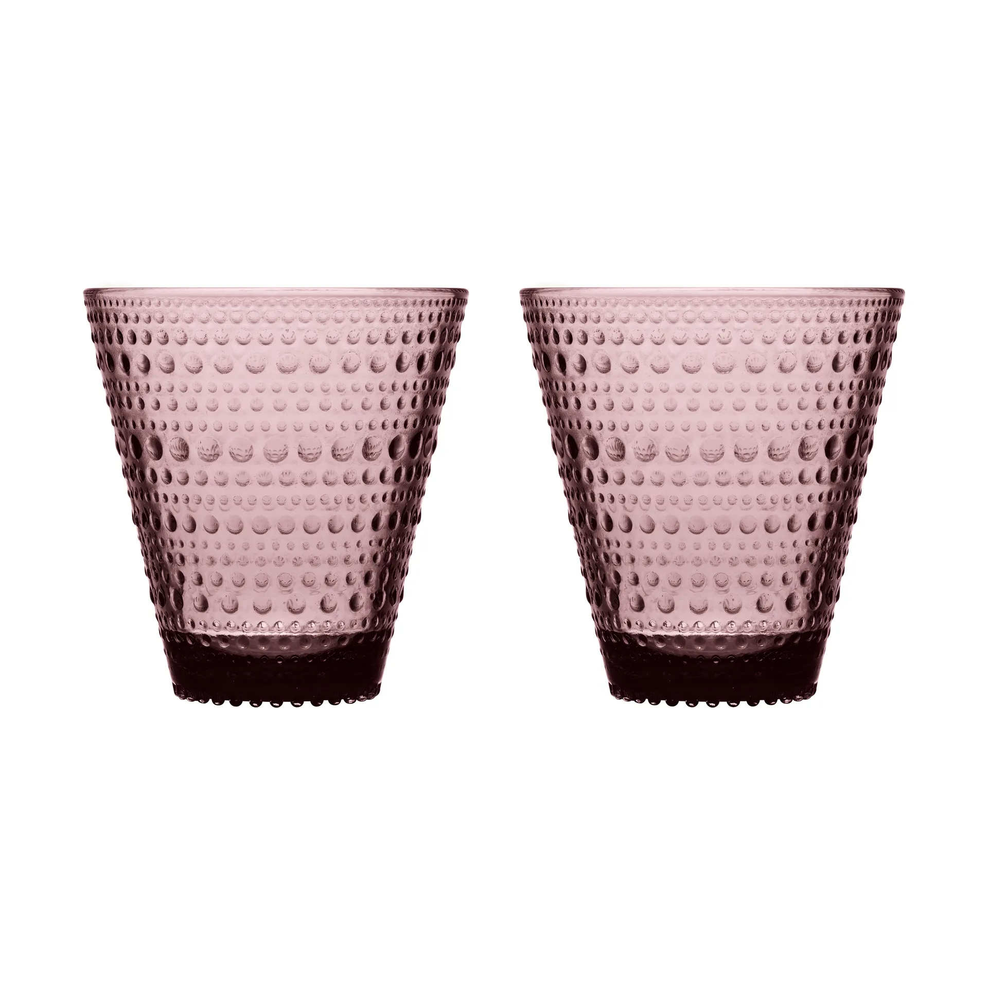 Kastehelmi glass 30 cl 2-pack, Heather Iittala