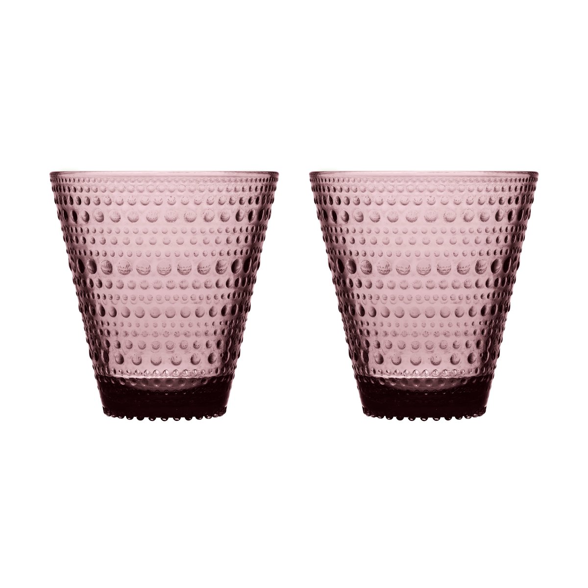 Iittala Kastehelmi glass 30 cl 2-pack Heather | Scandinavian Design | Drinking glasses & tumblers | Purple