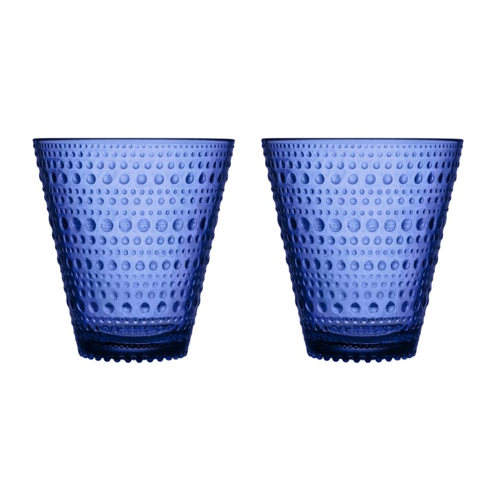Kastehelmi glass 30 cl 2-pack - Ultramarine blue - Iittala
