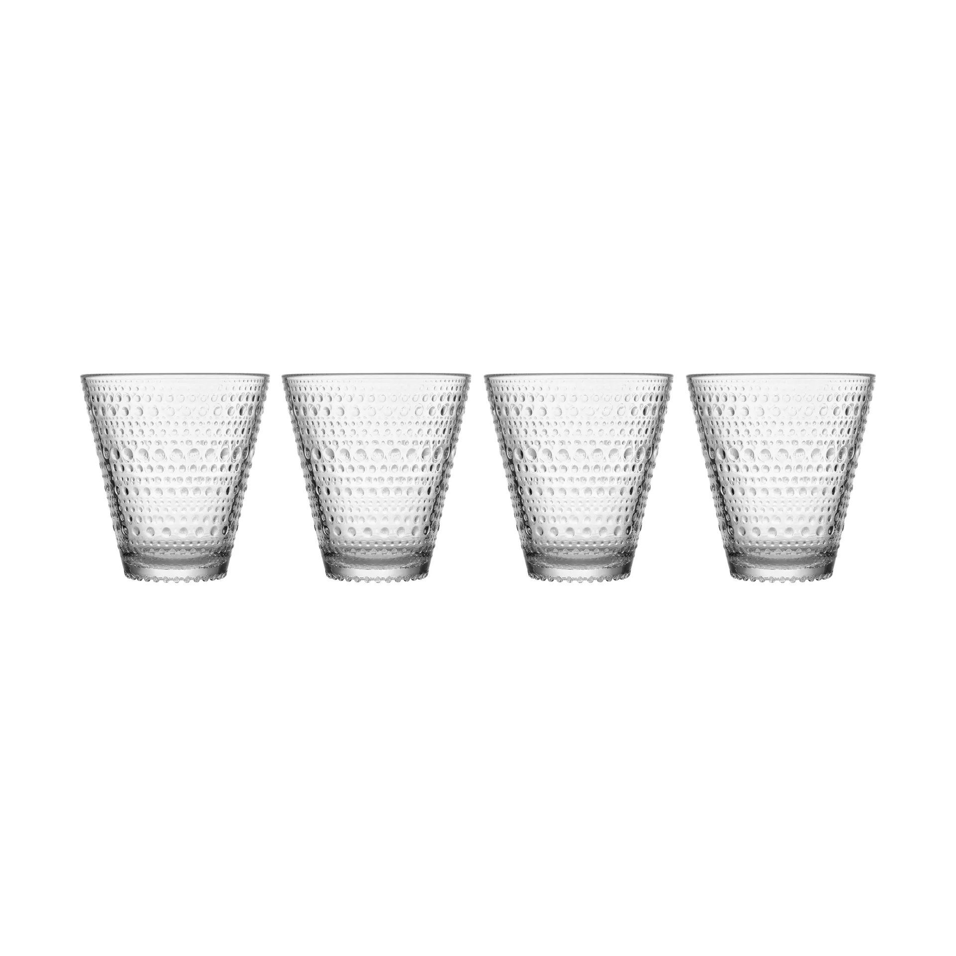 Kastehelmi glass 30 cl 4-pack, Clear Iittala