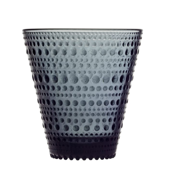 Kastehelmi glass 30 cl 4-pack - Dark grey - Iittala