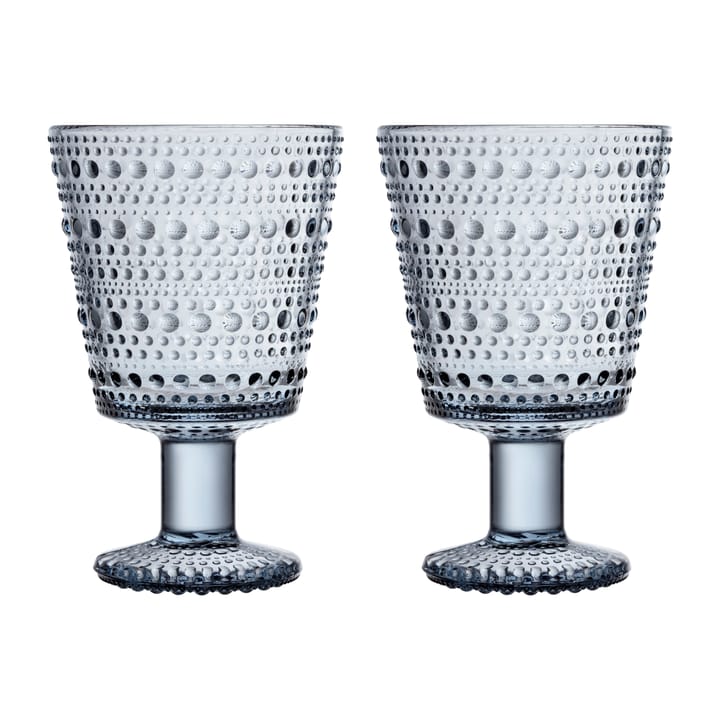 Kastehelmi glass on foot recycled edition 2-pack - 26 cl - Iittala